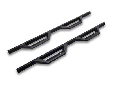 RedRock TC2 Drop Step Running Boards; Textured Black (09-18 RAM 1500 Crew Cab)