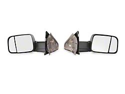 RedRock Powered Heated Towing Mirrors; Black (03-09 RAM 2500)