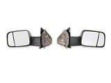 RedRock Powered Heated Towing Mirrors; Black (03-09 RAM 3500)