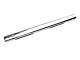 RedRock 6-Inch Oval Straight End Side Step Bars; Stainless Steel (19-24 Sierra 1500 Double Cab)