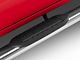 RedRock 6-Inch Oval Straight End Side Step Bars; Stainless Steel (19-25 Sierra 1500 Crew Cab)