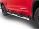 RedRock 6-Inch Oval Straight End Side Step Bars; Stainless Steel (19-25 Sierra 1500 Crew Cab)