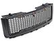 RedRock Baja Upper Replacement Grille with LED Lighting; Charcoal (07-13 Sierra 1500)