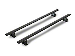 RedRock Cross Bar Roof Rack; Black; 60-Inch (14-24 Sierra 1500)