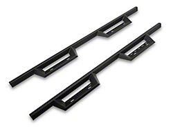 RedRock 4-Inch Drop TC1 Running Boards; Textured Black (07-19 Sierra 2500 HD Crew Cab)