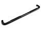 RedRock 4-Inch Oval Bent End Side Step Bars; Black (20-24 Sierra 2500 HD Crew Cab)