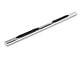 RedRock 4-Inch Oval Straight Side Step Bars; Stainless Steel (20-24 Sierra 2500 HD Crew Cab)