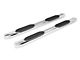 RedRock 6-Inch Oval Bent End Side Step Bars; Stainless Steel (20-24 Sierra 2500 HD Crew Cab)