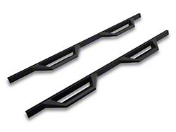 RedRock TC2 Drop Step Running Boards; Textured Black (20-25 Sierra 3500 HD Crew Cab)