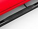 RedRock 4-Inch Oval Straight Side Step Bars; Black (19-24 Silverado 1500 Crew Cab)