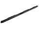 RedRock 5-Inch Oval Bent Wheel to Wheel Side Step Bars; Black (19-24 Silverado 1500 Crew Cab w/ 6.50-Foot Standard Box)