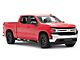 RedRock 6-Inch Oval Bent End Side Step Bars; Black (19-24 Silverado 1500 Crew Cab)