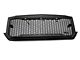 RedRock Baja Upper Replacement Grille with LED Lighting; Matte Black (16-18 Silverado 1500)
