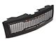 RedRock Baja Upper Replacement Grille with LED Lighting; Matte Black (07-13 Silverado 1500)