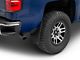 RedRock Molded Mud Guards; Front and Rear (14-18 Silverado 1500 w/o OE Fender Flares)