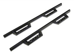 RedRock 4-Inch Drop TC1 Running Boards; Textured Black (20-25 Silverado 2500 HD Crew Cab)