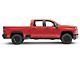 RedRock 4-Inch Oval Bent End Side Step Bars; Black (20-24 Silverado 2500 HD Crew Cab)