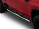 RedRock 4-Inch Oval Straight Side Step Bars; Stainless Steel (20-25 Silverado 2500 HD Crew Cab)