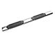 RedRock 6-Inch Oval Straight End Side Step Bars; Stainless Steel (20-25 Silverado 3500 HD Double Cab)