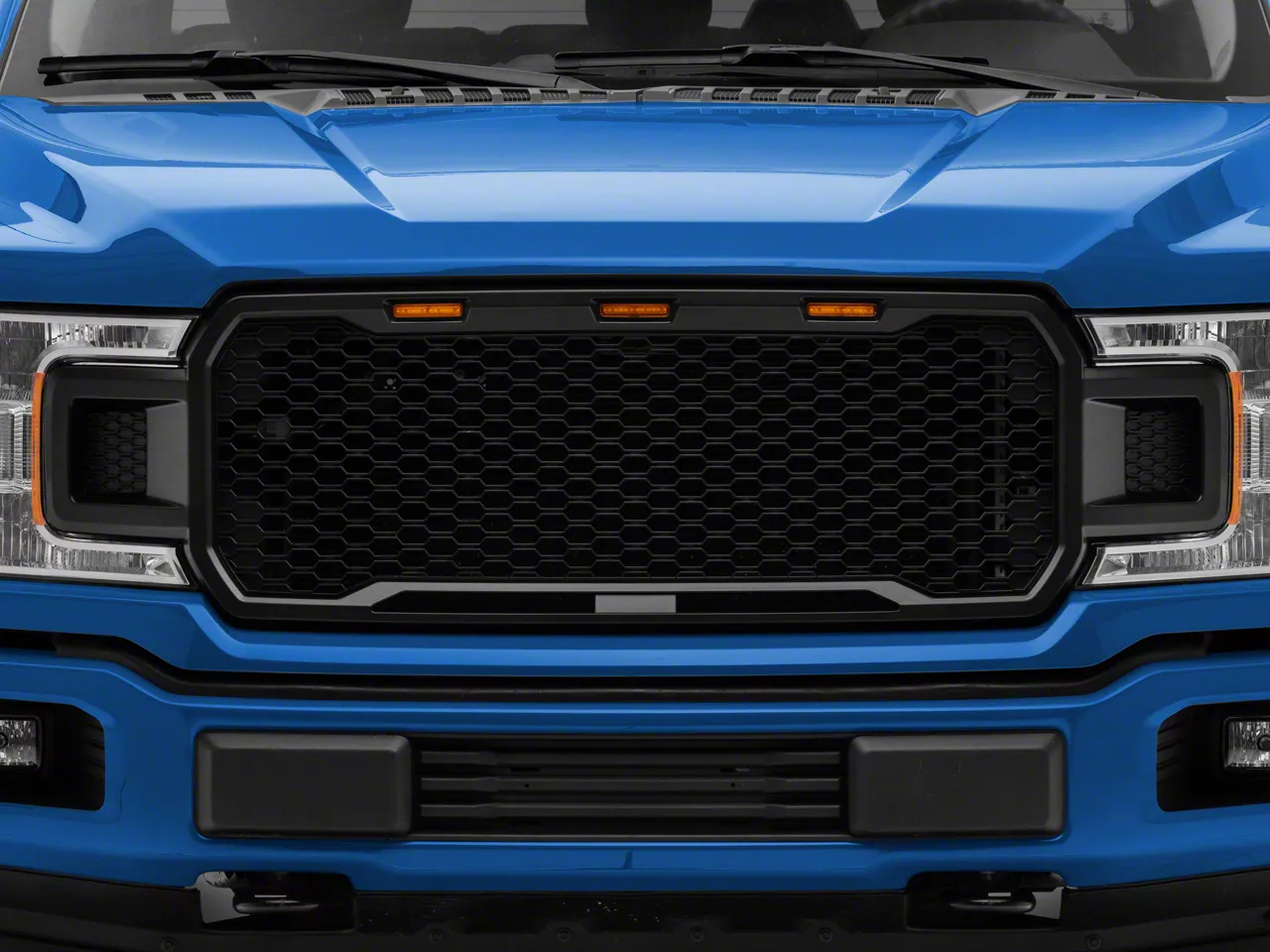 RedRock F-150 Baja Upper Replacement Grille with LED Lighting T544627 ...