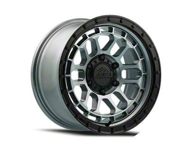 Reika R35 Rambler Gloss Graphite with Gloss Black Ring 6-Lug Wheel; 17x8.5; 0mm Offset (04-08 F-150)