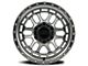 Reika R35 Rambler Machined Clear 6-Lug Wheel; 17x8.5; 0mm Offset (07-13 Sierra 1500)