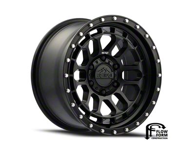 Reika R35 Rambler Satin Black 6-Lug Wheel; 17x9; -12mm Offset (07-13 Sierra 1500)