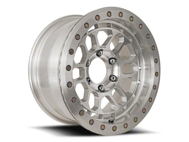 Reika R35B Rambler Beadlock Machined 6-Lug Wheel; 17x9; -12mm Offset (07-13 Sierra 1500)