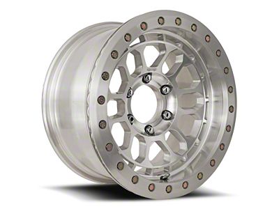 Reika R35B Rambler Beadlock Machined 6-Lug Wheel; 17x9; -12mm Offset (07-13 Silverado 1500)