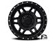 Reika R40 Trooper Satin Black 6-Lug Wheel; 17x9; -12mm Offset (07-13 Silverado 1500)