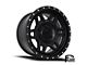 Reika R40 Trooper Satin Black 6-Lug Wheel; 17x9; -12mm Offset (07-13 Silverado 1500)