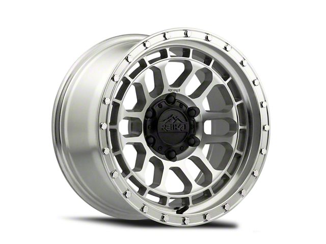 Reika R35 Rambler Machined Clear 6-Lug Wheel; 17x9; -12mm Offset (07-14 Tahoe)