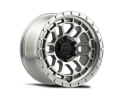 Reika R35 Rambler Machined Clear 6-Lug Wheel; 17x8.5; 0mm Offset (07-14 Yukon)