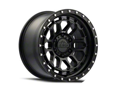 Reika R35 Rambler Satin Black 6-Lug Wheel; 17x8.5; 0mm Offset (15-20 F-150)