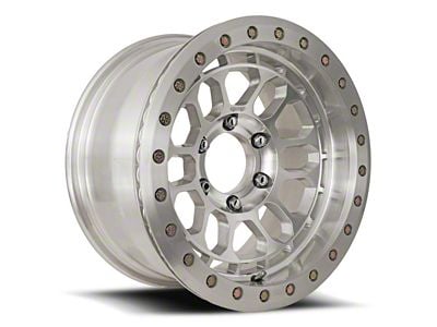 Reika R35B Rambler Beadlock Machined 6-Lug Wheel; 17x9; -12mm Offset (15-20 Tahoe)