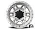 Reika R40 Trooper Machined Clear 6-Lug Wheel; 17x8.5; 0mm Offset (99-06 Silverado 1500)