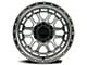 Reika R35 Rambler Machined Clear 6-Lug Wheel; 17x9; -12mm Offset (15-20 Yukon)
