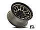 Reika R35 Rambler Satin Bronze with Satin Black Ring 6-Lug Wheel; 17x8.5; 0mm Offset (15-20 Yukon)