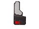 Rek Gen 10-Inch Rek Mesh Offset Mud Flaps; Front or Rear; Red (Universal; Some Adaptation May Be Required)