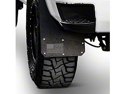 Rek Gen Merica Mud Flaps; Rear; Gray (15-19 Silverado 2500 HD)