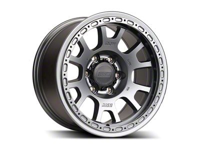 Relations Race Wheels RR5-H Matte Gunmetal 6-Lug Wheel; 17x8.5; -12mm Offset (07-13 Sierra 1500)