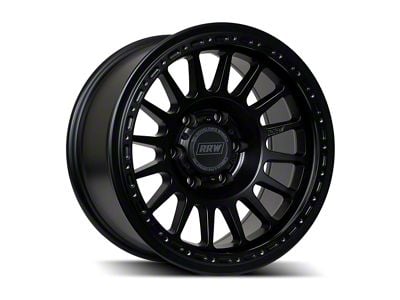 Relations Race Wheels RR6-H Matte Black 6-Lug Wheel; 17x8.5; 0mm Offset (07-13 Sierra 1500)