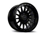 Relations Race Wheels RR7-H Flow Form Gloss Black 6-Lug Wheel; 17x8.5; -12mm Offset (07-13 Sierra 1500)