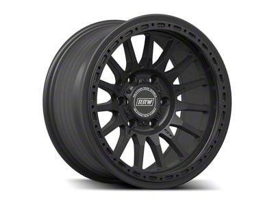 Relations Race Wheels RR7-H Flow Form Matte Black 6-Lug Wheel; 17x8.5; -12mm Offset (07-13 Sierra 1500)