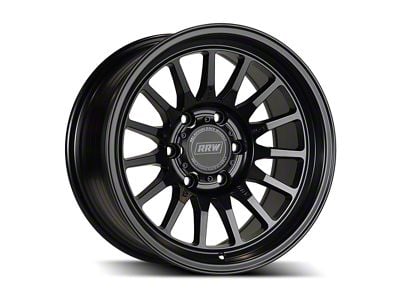 Relations Race Wheels RR7-S Flow Form Matte Black 6-Lug Wheel; 17x8.5; 0mm Offset (07-13 Sierra 1500)