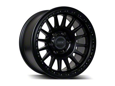 Relations Race Wheels RR6-H Matte Black 6-Lug Wheel; 17x8.5; -25mm Offset (07-13 Silverado 1500)