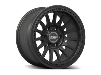 Relations Race Wheels RR7-H Flow Form Matte Black 6-Lug Wheel; 17x8.5; 0mm Offset (07-13 Silverado 1500)