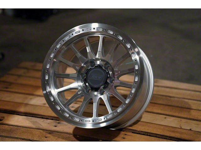 Relations Race Wheels RR7-H Flow Form Brushed Aluminum 6-Lug Wheel; 17x8.5; 0mm Offset (07-14 Tahoe)