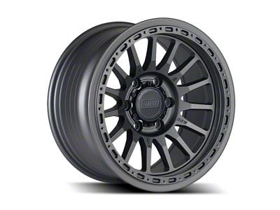 Relations Race Wheels RR7-H Flow Form Matte Gunmetal 6-Lug Wheel; 17x8.5; 0mm Offset (14-18 Sierra 1500)