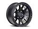 Relations Race Wheels RR5-H Matte Black 6-Lug Wheel; 17x8.5; 0mm Offset (14-18 Silverado 1500)